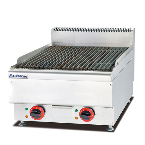 CE Certificate 600 Series Indoor Counter Top Electric Lava Rock Grill On Induction Range